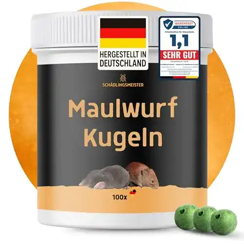 Wühlmausköder Panteer Schädlingmeister Kugeln gegen Maulwürfe