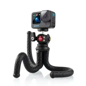 Lammcou GoPro Stativ für Actionkameras, flexibles Multistativ