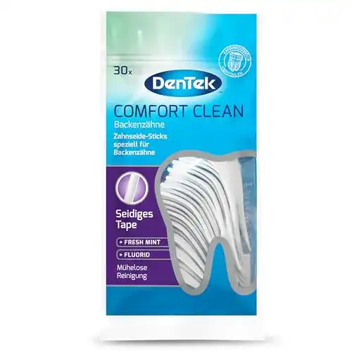 Zahnseide-Sticks Dentek Comfort Clean – 30 Stück