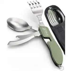 Campingbesteck Orblue klappbar für Outdoor Aktivitäten
