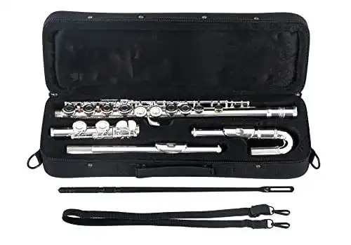 Querflöte Classic Cantabile FL-200U aus Neusilber für Einsteiger