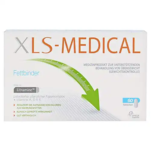 Fettbinder XLS Medical 60 Tabletten im 1er Pack für Gewichtsreduktion