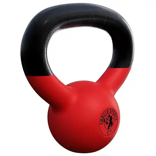 Kettlebell von Gorilla Sports mit Gewichten von 2 bis 32 kg im Einzel- oder Set-Angebot