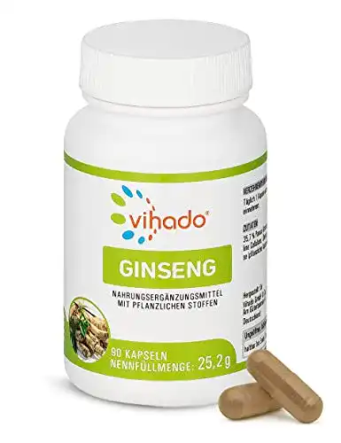 Ginseng-Kapseln von Vihado mit rotem Ginseng Extrakt
