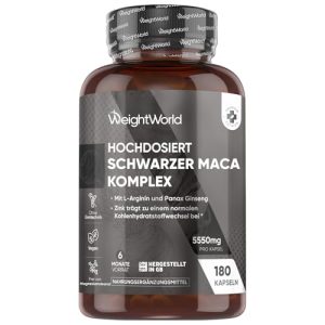 Testosteron Booster Maca Komplex von WeightWorld 6 Monate Vorrat