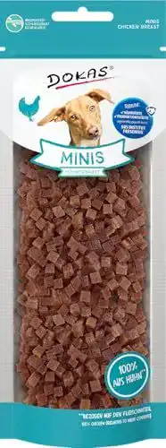 Dokas Minis Getreidefreier Snack für Hunde im 9 x 70g Pack