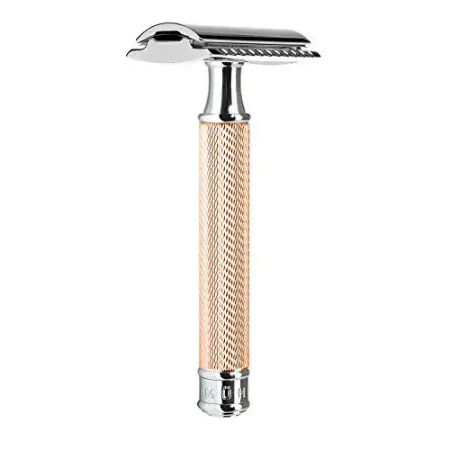 Rasierhobel für Frauen von MÜHLE Traditional mit rosegoldenem Griff
