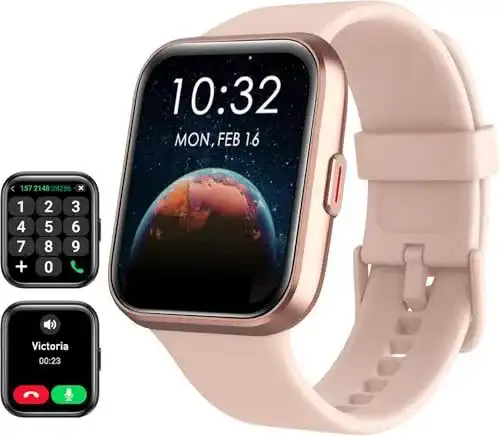 Tensky Smartwatch für Damen mit Telefonfunktion und 1,85 Zoll Display