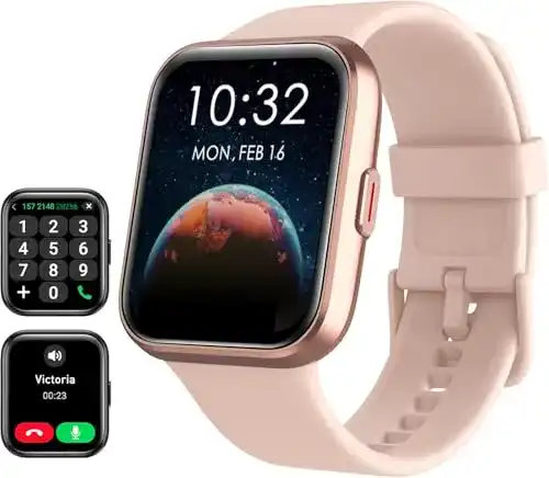 Tensky Smartwatch für Damen mit Telefonfunktion und 1,85 Zoll Display