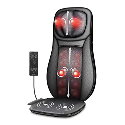 Massagesitzauflage Snailax – Shiatsu Rückenmassagegerät für Entspannung
