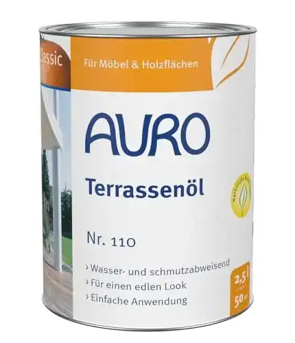 Lärchenöl Auro Terrassenöl Classic Nr. 110-89, 2,50 Liter