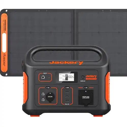 Jackery 500 Solargenerator mit 518WH tragbare Powerstation