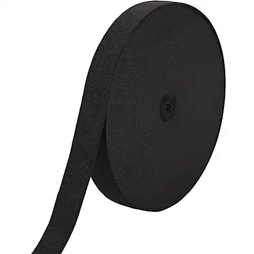 Hosengummi Andshuai Gummiband zum Nähen, 1 cm breit, 5 m Rolle