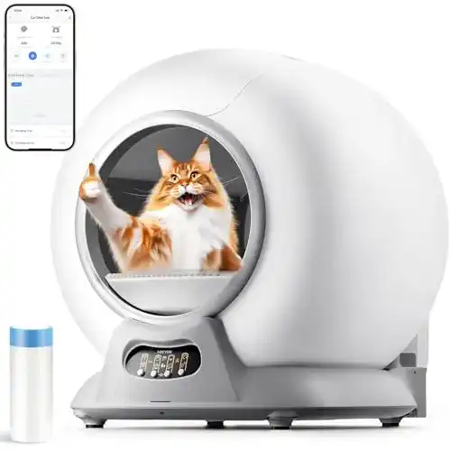 Selbstreinigendes Katzenklo Micyox mit Infrarotsensor und Gewichtssensor
