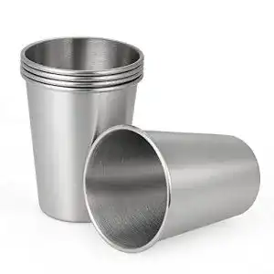 Edelstahlbecher Set mit 5 Pint-Bechern aus Edelstahl