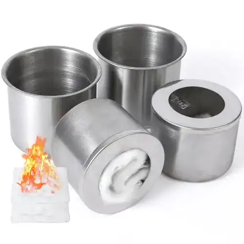 Ethanol Brenner Beekeg 2+2+2 Set für Bioethanol Tischfeuer