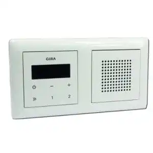 Unterputz-Radio Set Gira mit Bluetooth und RDS-Funktion