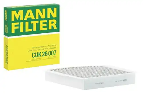 Aktivkohle Innenraumfilter MANN-FILTER CUK 26 007 für PKW