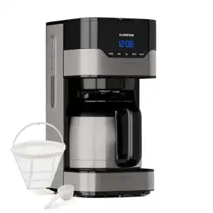 Klarstein 1,2 L Kaffeemaschine mit Thermoskanne und Timer
