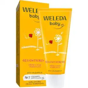 Naturkosmetik Gesichtscreme Weleda Bio Baby Calendula im Vergleich