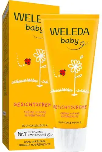 Naturkosmetik Gesichtscreme Weleda Bio Baby Calendula im Vergleich