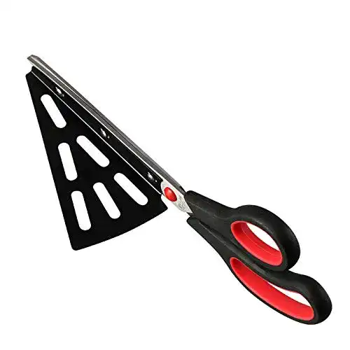 Flintronic Pizzaschere mit scharfen Klingen und bequemen Griff