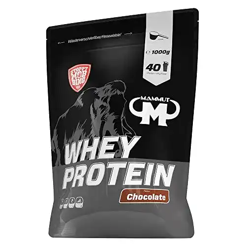 Mammut Nutrition Whey Protein Schokoladengeschmack 27g Protein pro Portion
