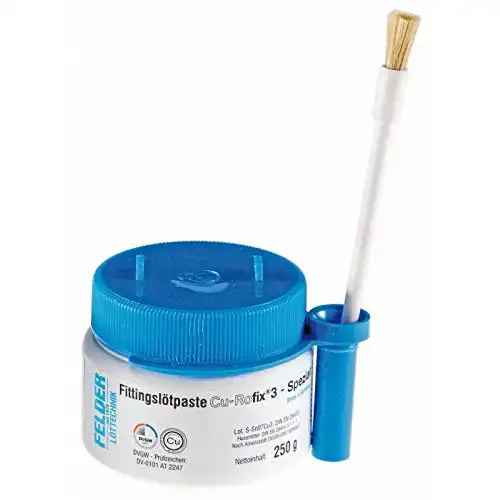 Fittingslötpaste Felder Cu-Rofix 3-Spezial mit Pinsellöcher