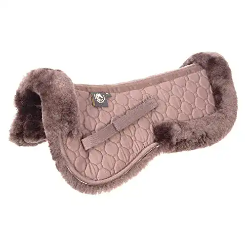 Sattelpad Merauno Lammfell Sattelkissen mit Rand Ultra