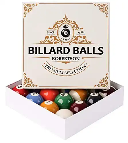 Billardkugeln Robertson Premium Pool 57,2 mm für präzises Spiel