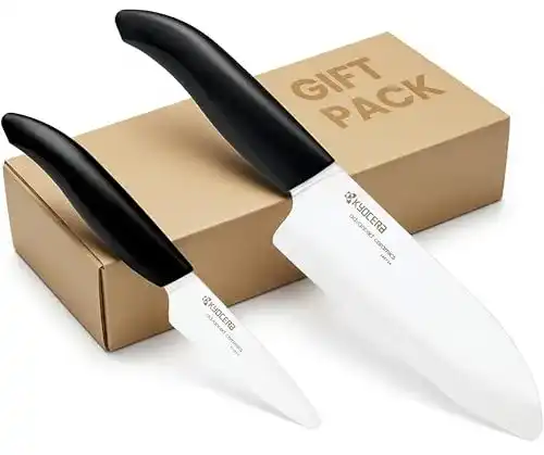 Keramikmesser Kyocera GEN Set mit Santoku- und Schälmesser