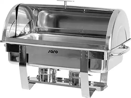 Chafing Dish Saro 213-4070 mit Rolldeckel und 1/1 GN-Format