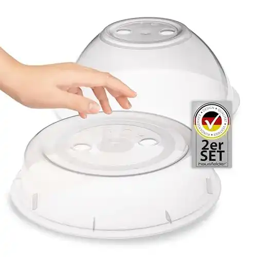 Mikrowellendeckel Hausfelder Abdeckung im 2er Set