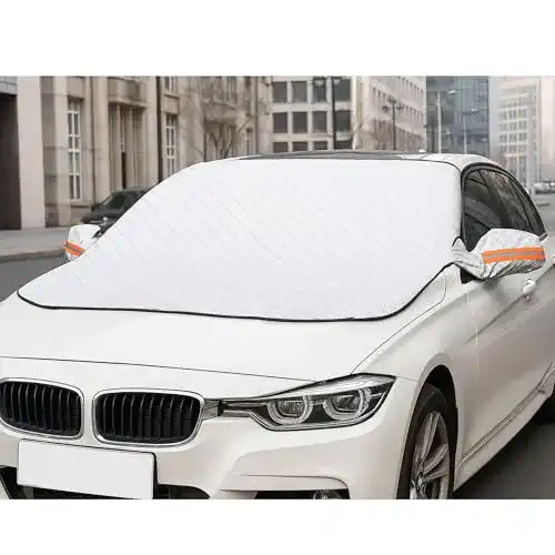 Frontscheibenabdeckung mit Magnet für Autos von Fitepro