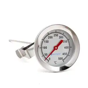 Räucherthermometer Lantelme 500°C für Pizzaofen und Grill
