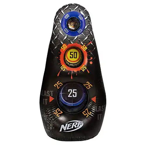 Nerf Zielscheibe NER0288 – Aufblasbares 3-Zonen Ziel 1,20 m hoch
