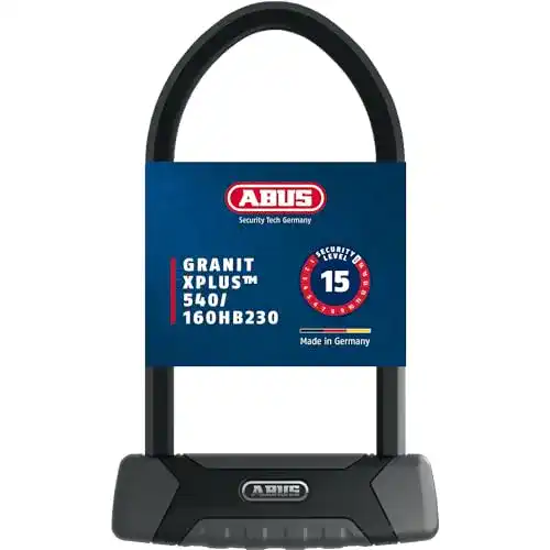 ABUS Bügelschloss Granit XPlus 540 mit USH-Halterung