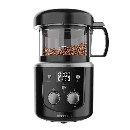 Cecotec Elektrischer Kaffeebohnentrommelröster mit 1400W
