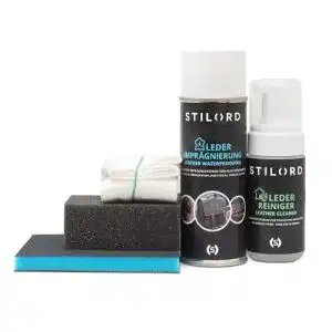 Lederpflege-Set von STILORD zur Reinigung und Pflege von Lederprodukten