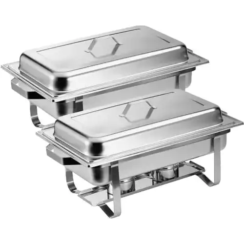 Chafing Dish Zorro 2X Speisewärmer Set 15-teilig in Gastro Qualität