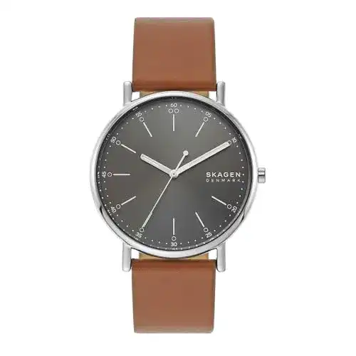 Skagen Herrenuhr Signatur mit Dreizeiger Uhrwerk und 40mm Gehäuse