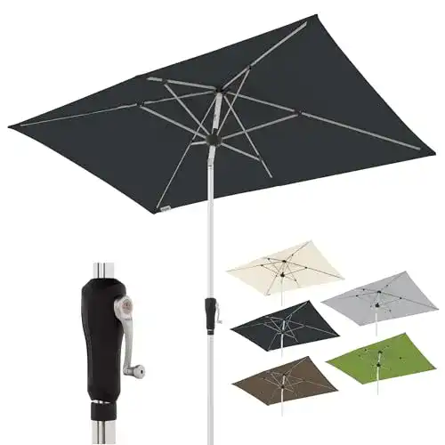 Sonnenschirm mit Kurbel Doppler SL-AZ Auto Tilt 220×140 cm