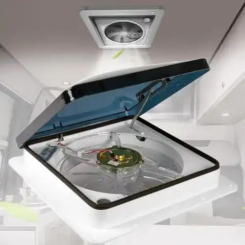 Dachventilator für Wohnmobile und Wohnwagen, 12 V, mit Regensensor