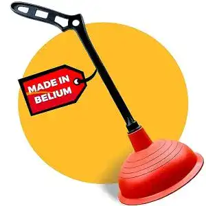 Pömpel Pasper 14,5 cm aus Belgien für Abflussreinigung