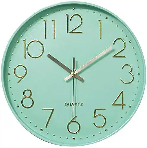 Funk-Wanduhr lautlos Taodyans in modernem Design 30 cm