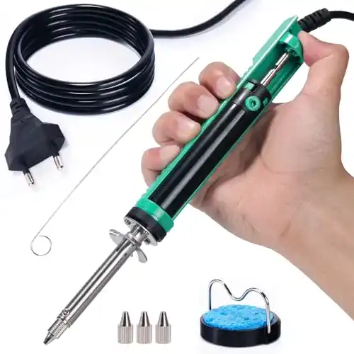 Yihua 929D-V Elektrischer Vakuum Entlötkolben mit kurzen Ladegriff