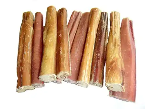 Ochsenziemer Kaureks Natur Hundeleckerlies 10 Stück – Rinderziemer für Hunde