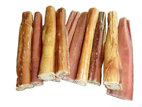 Ochsenziemer Kaureks Natur Hundeleckerlies 10 Stück – Rinderziemer für Hunde