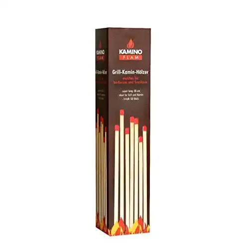Streichhölzer Kamino-Flam für Grill und Kamin – 50 Stück