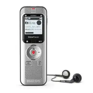 Philips Diktiergerät VoiceTracer DVT2050 mit 8GB Speicher und Stereoaufnahmen